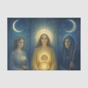 Papel De Seda Triptique femenino divino