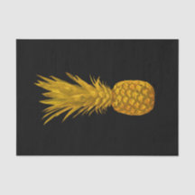 Tropical Elegant Oro Pineapple Negro