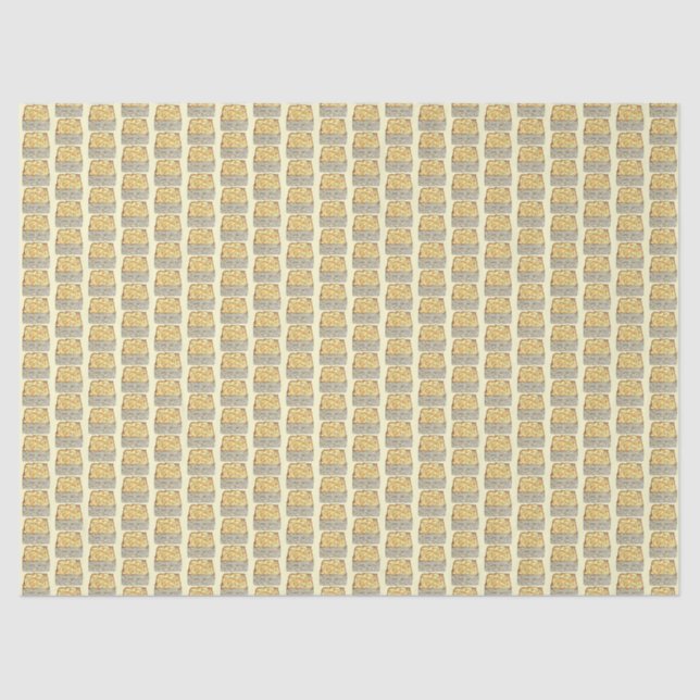 Papel De Seda Trozo de judeo de huevo de Kugel (Anverso)