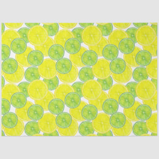 Papel De Seda Trozos de limón y limón
