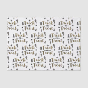 Papel De Seda Truco o trato fantasmas fiesta chic moderna de Hal