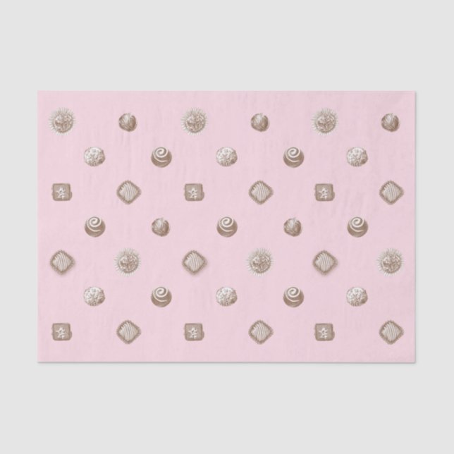 Papel De Seda Trufas de chocolate (Anverso)