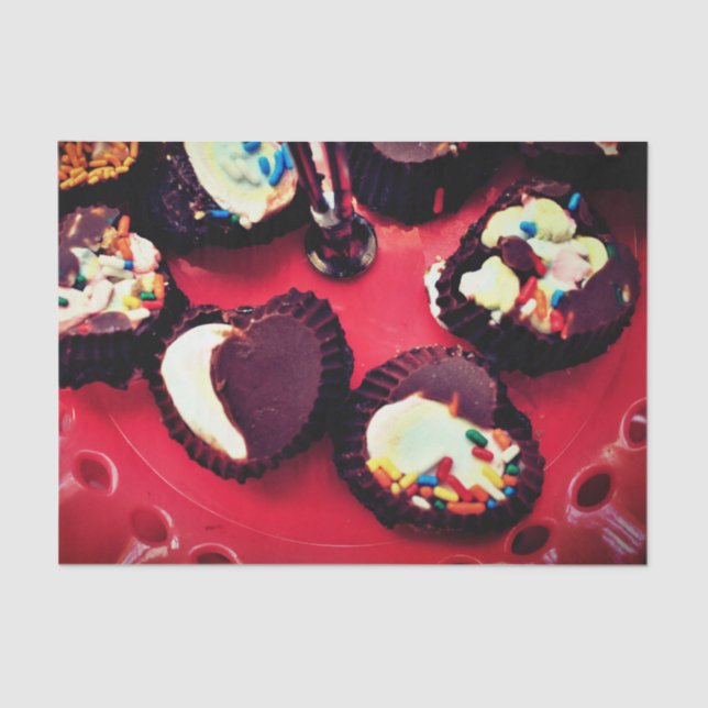 Papel De Seda Trufas de malvavisco (Anverso)