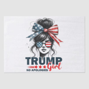 Papel De Seda Trump Chica sin disculpas gafas de sol ruidosas