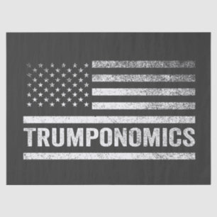 Papel De Seda Trumponomía Bandera Electoral Estadounidense Trump