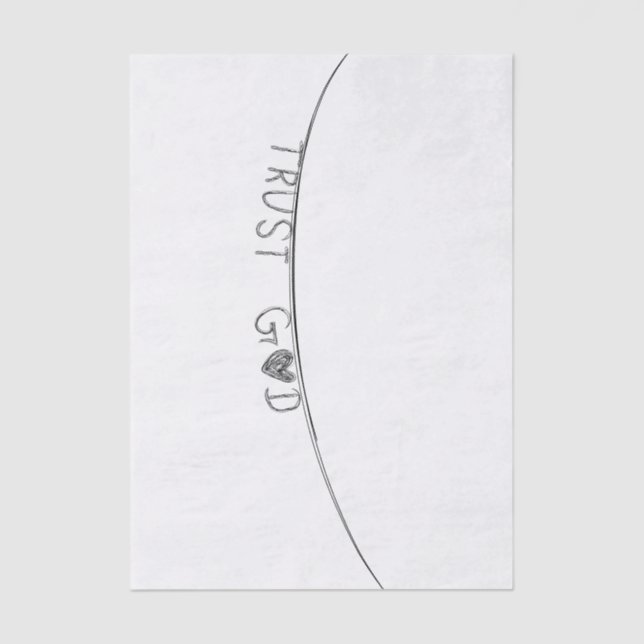 Papel De Seda Trust God (Anverso)