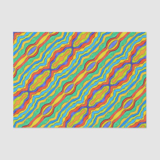 Papel De Seda TSP - 006 - Tissue Paper - Rainbow series (Anverso)