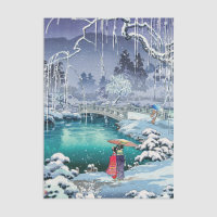 Tsuchiya Koitsu - Nieve de primavera en Maruyama