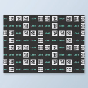 Papel De Seda Tu logotipo o imagen Patrón en zig zag con dos i