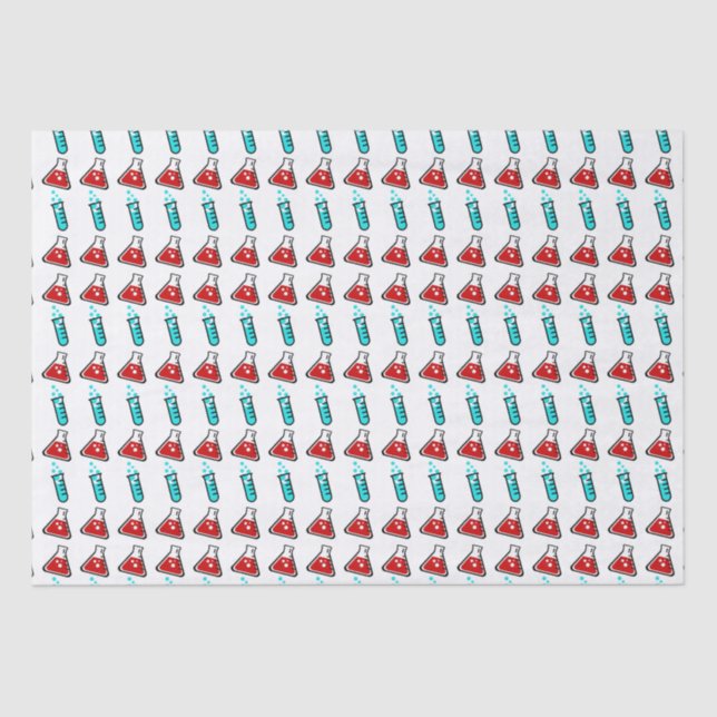 Papel De Seda Tubos de prueba (Anverso)