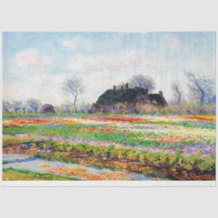 Papel De Seda Tulip Fields en los Países Bajos, Monet