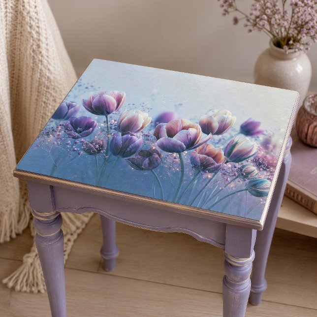 Papel De Seda Tulipán Lavanda Rubor Decoupage Pradera (Subido por el creador)