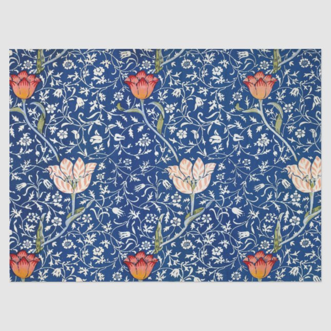 Papel De Seda Tulipán, William Morris (Anverso)