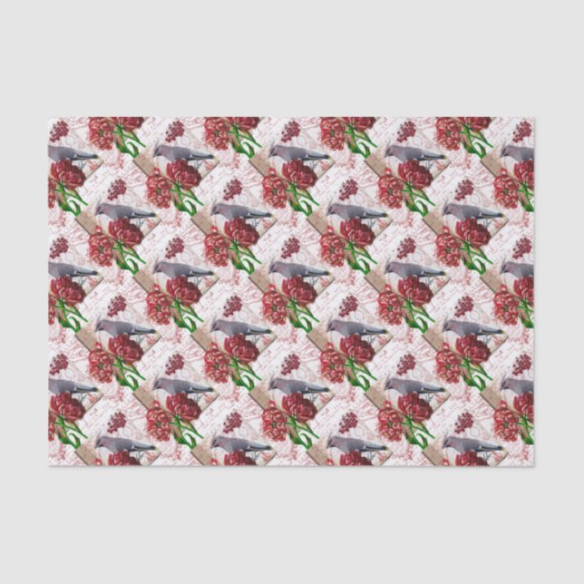 Papel De Seda Tulipán Y Bohemias (Anverso)