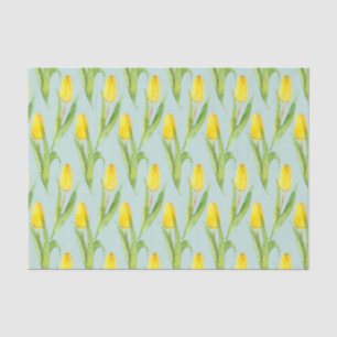 Papel De Seda Tulipanes amarillos