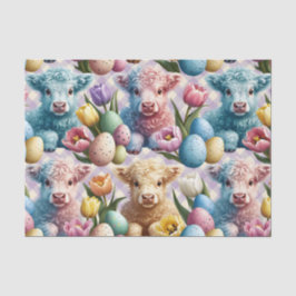 Papel De Seda Tulipanes de Pascua de Vaca de las Tierras Altas L
