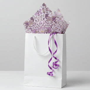 Papel De Seda Tulips y Wildflowers William Morris