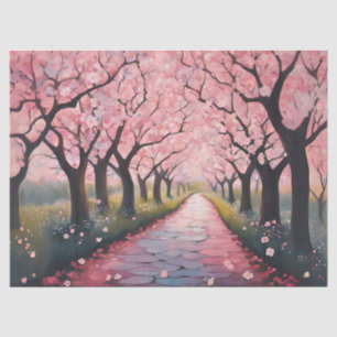 Papel De Seda Túnel de Flor de Cerezo
