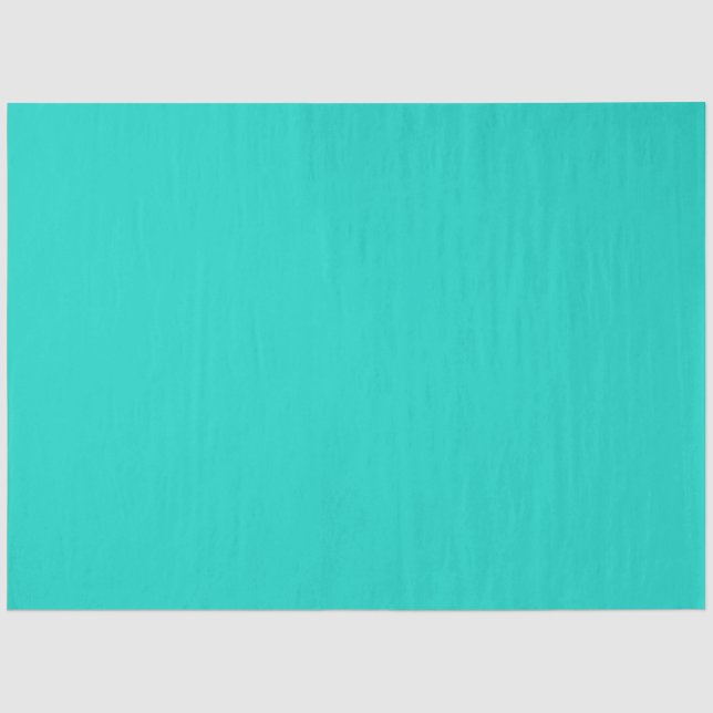 Papel De Seda Turquesa brillante y lisa (Anverso)