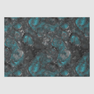 Papel De Seda Turquesa y gris