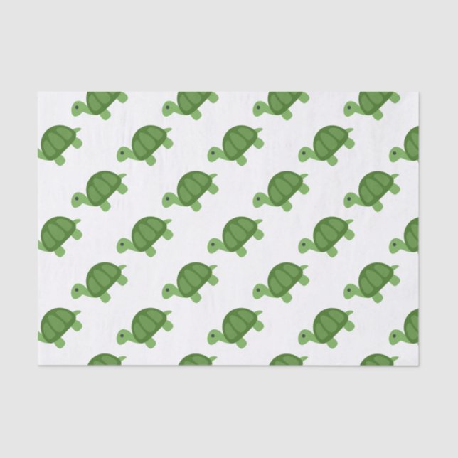 Papel De Seda Turtle Emoji (Anverso)