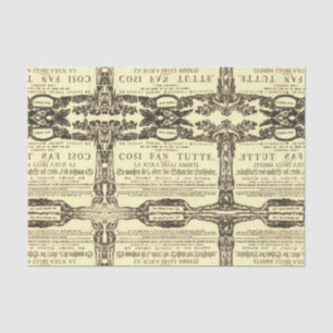 Papel De Seda tutte de ventilador del H. Wolfgang Amadeus Mozart