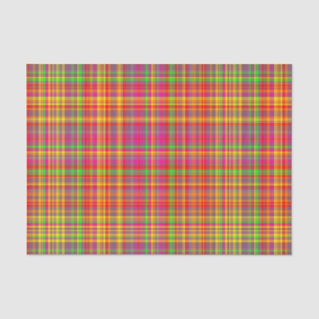 Papel De Seda Tutti Frutti PLAID-6-TISSUE WRAPPER PAPER (Anverso)
