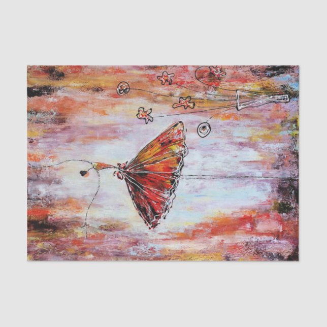 Papel De Seda Tutu Ballerina Decoupage (Anverso)