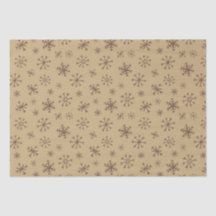 Twig Snowflakes Tissue Paper