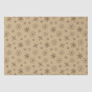 Papel De Seda Twig Snowflakes Tissue Paper