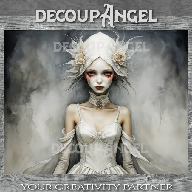 Papel De Seda Twilight Bride Marie - Decoupage - (Subido por el creador)
