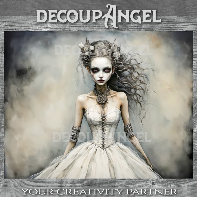 Papel De Seda Twilight Bride Viviana - Decoupage - (Subido por el creador)