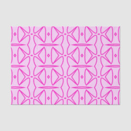 Papel De Seda Two Toned Pink Pattern Tissue Paper