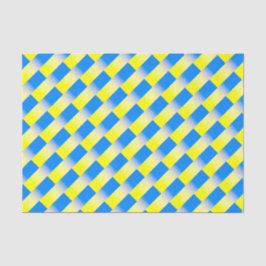 Papel De Seda Ucrania azul y amarilla inspiró la paz en la guerr