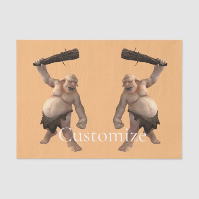 Papel De Seda Ugly Troll Thunder_Cove (Anverso)