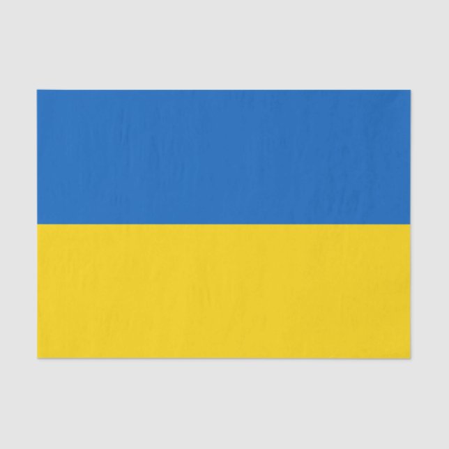 Papel De Seda Ukraine tissue paper, Ukrainian Flag tissue paper (Anverso)