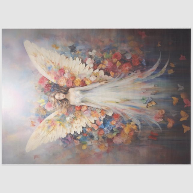 Papel De Seda Un ángel tambaleante (Anverso)