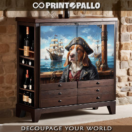 Papel De Seda Un asalto pirata con pintura marina con galeón