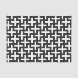 Papel De Seda Un b&w modela hecho con "más" muestra