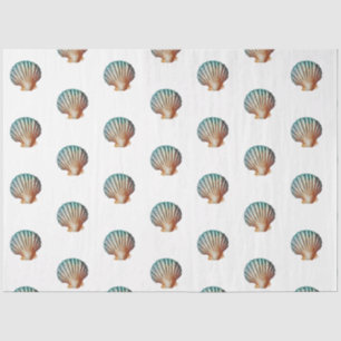 Papel De Seda Un bonito diseño de la serie náutica azul 1