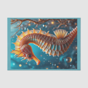 Papel De Seda Un caballito de mar caprichoso