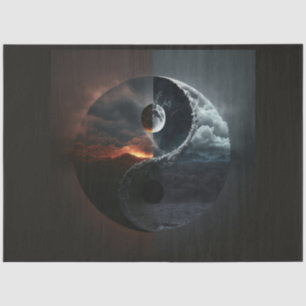 Papel De Seda Un diseño abstracto de la serie Ying Yang 4