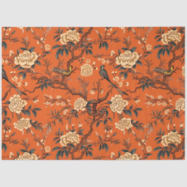 Papel De Seda Un diseño clásico de la serie Chinoserie 8 (Anverso)