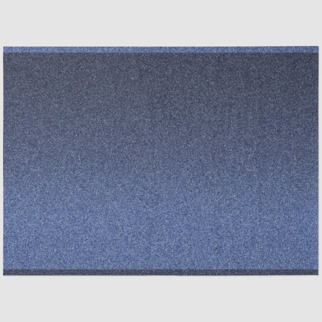 Papel De Seda Un diseño de la serie A Blue Winter Glitter (Anverso)