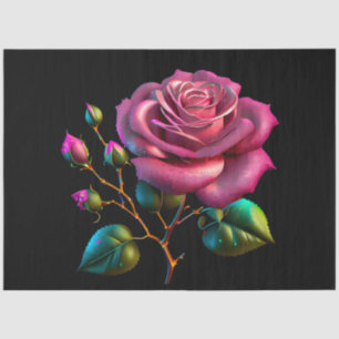 Papel De Seda Un diseño de la serie de clipart Rosa de acuarela 