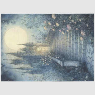 Papel De Seda Un diseño de la serie de la luna de hadas #10