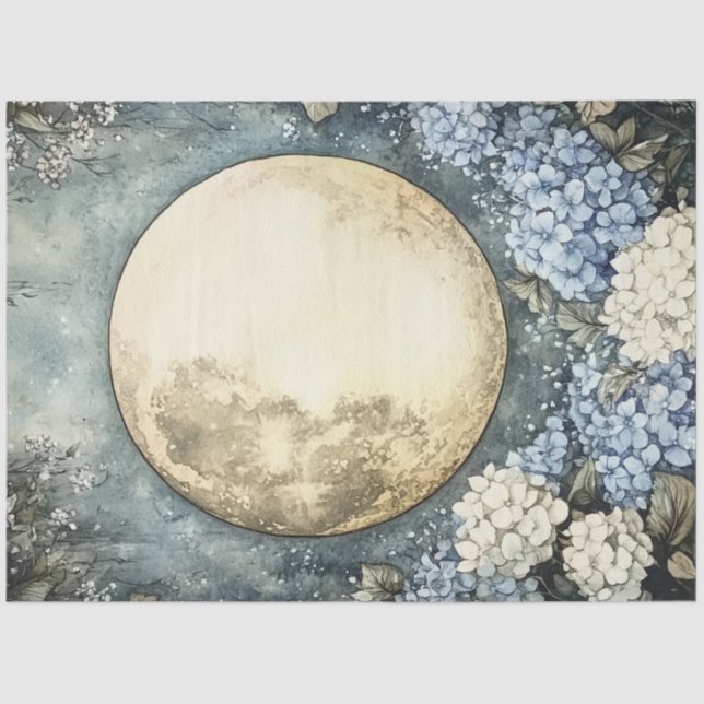 Papel De Seda Un diseño de la serie de la luna de hadas #9 (Anverso)