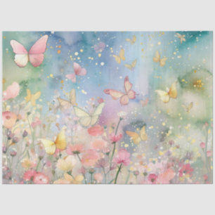 Papel De Seda Un diseño de la serie de mariposas caprichosas 6