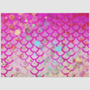 Papel De Seda Un diseño de la serie de sirena Bokeh 4