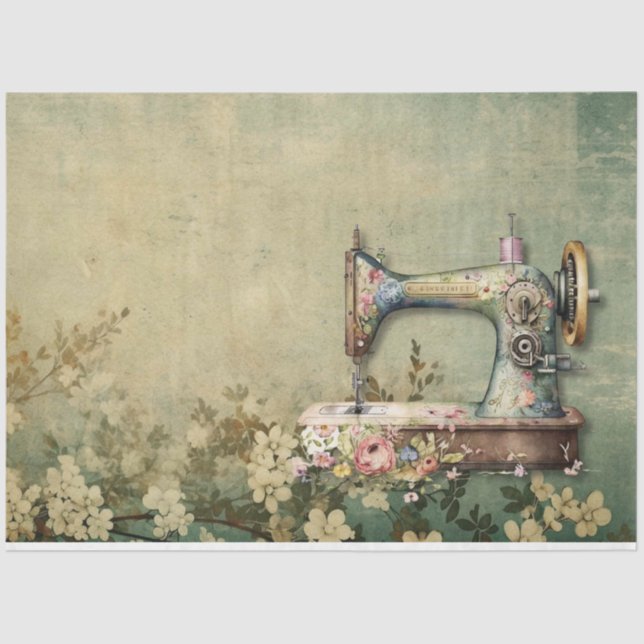 Papel De Seda Un diseño de la serie de una habitación de costura (Anverso)